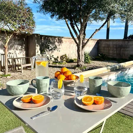 公寓 L'arancetu Vue Avec Piscine *