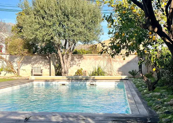 L'arancetu Vue Avec Piscine * Biguglia (Corsica)