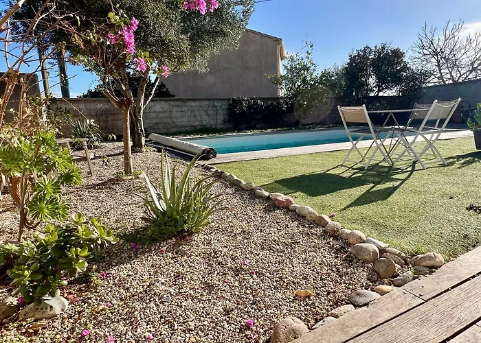 L'arancetu Vue Avec Piscine Apartament